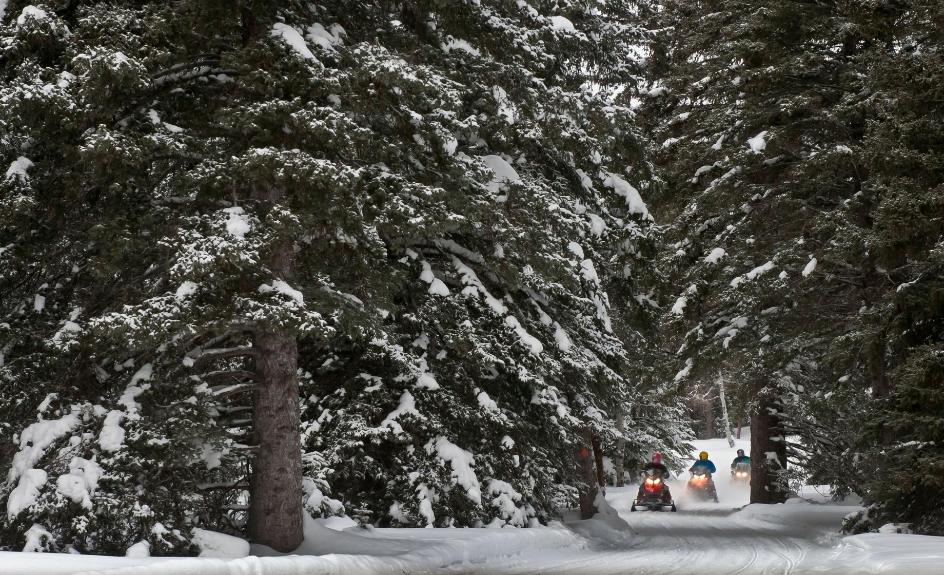 Black Hills snowmobiling