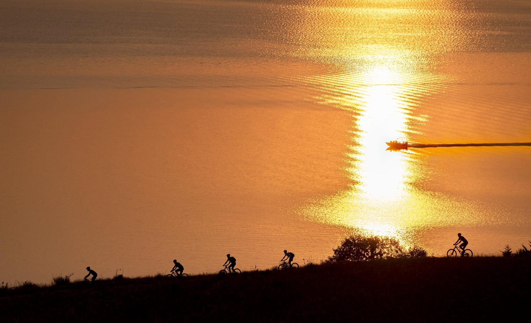 Oahe West Shore Bike Trails