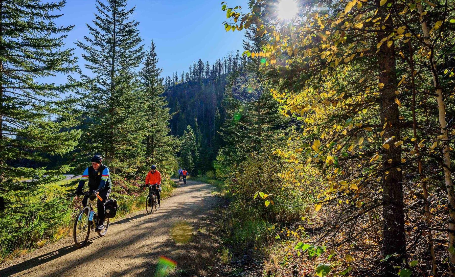 Biking the Mickelson Trail