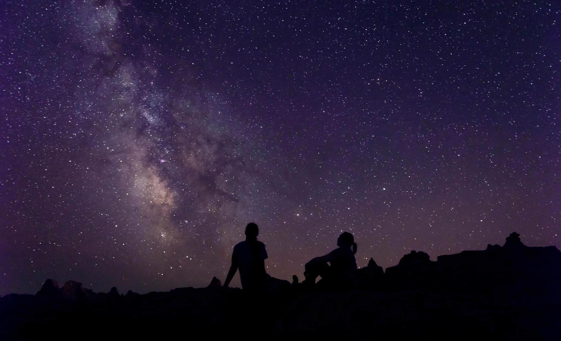 Badlands Night Sky Stargazing