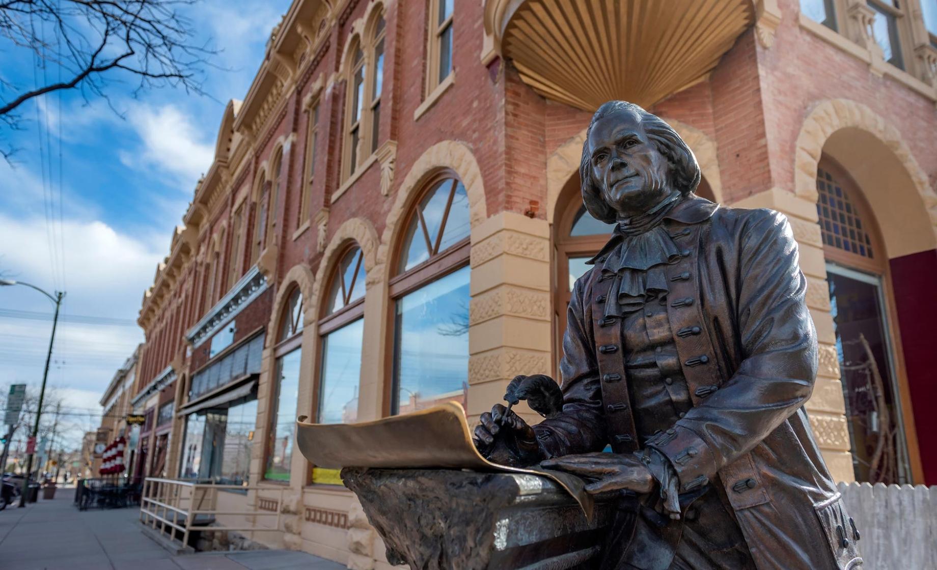 City of Presidents statue trail in Rapid City