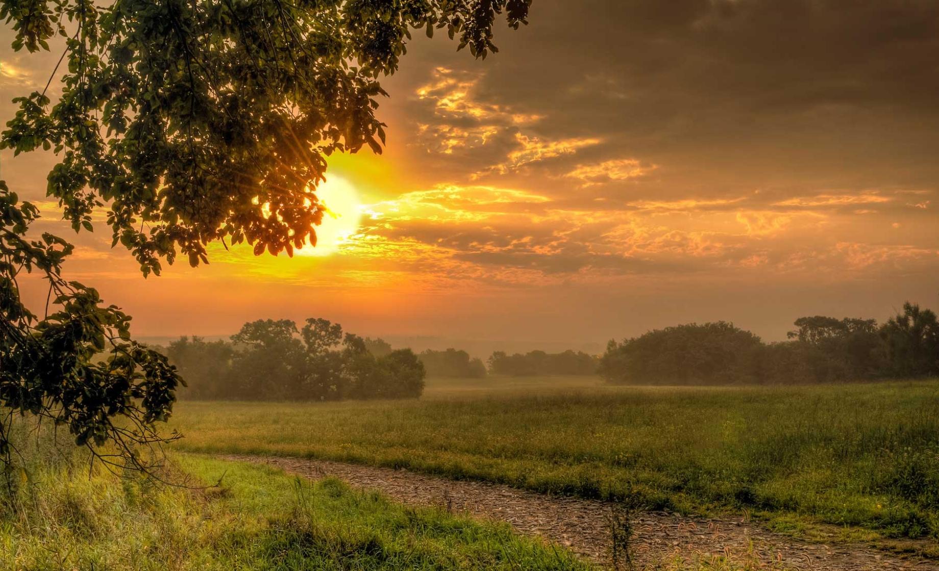 Tramonto al Good Earth State Park