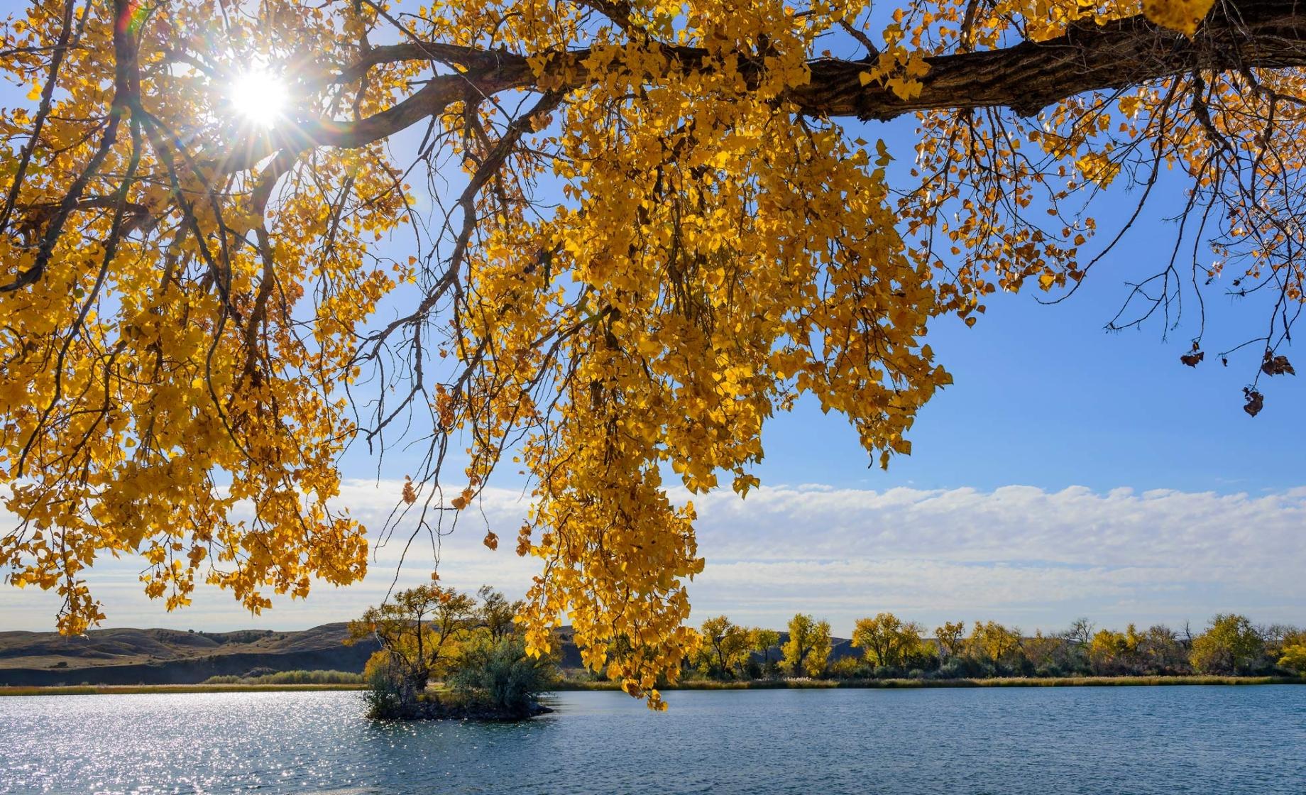 Missouri River in Fall