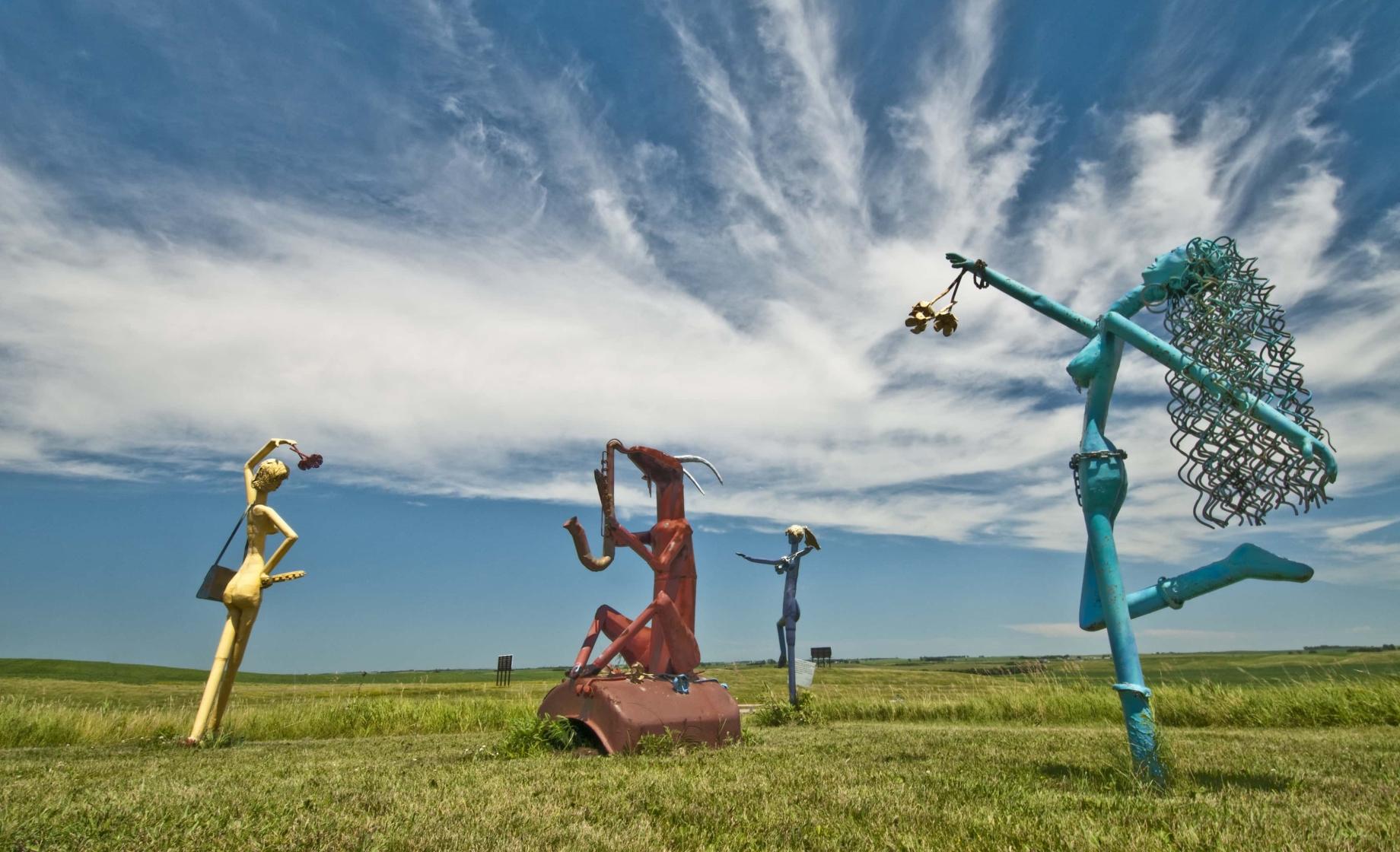 Porter Sculpture Park sculptures