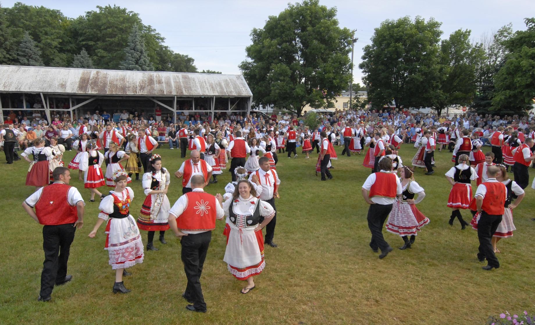 Dancing at Tabor Czech Days