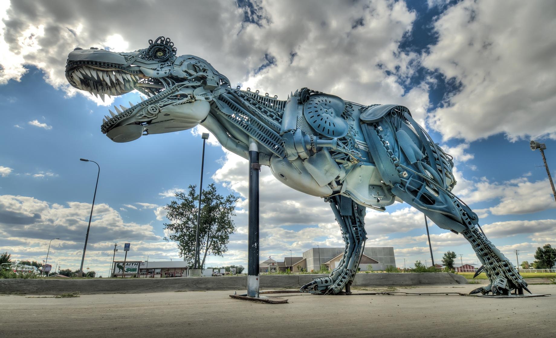 Dinosaur Sculpture, South Dakota