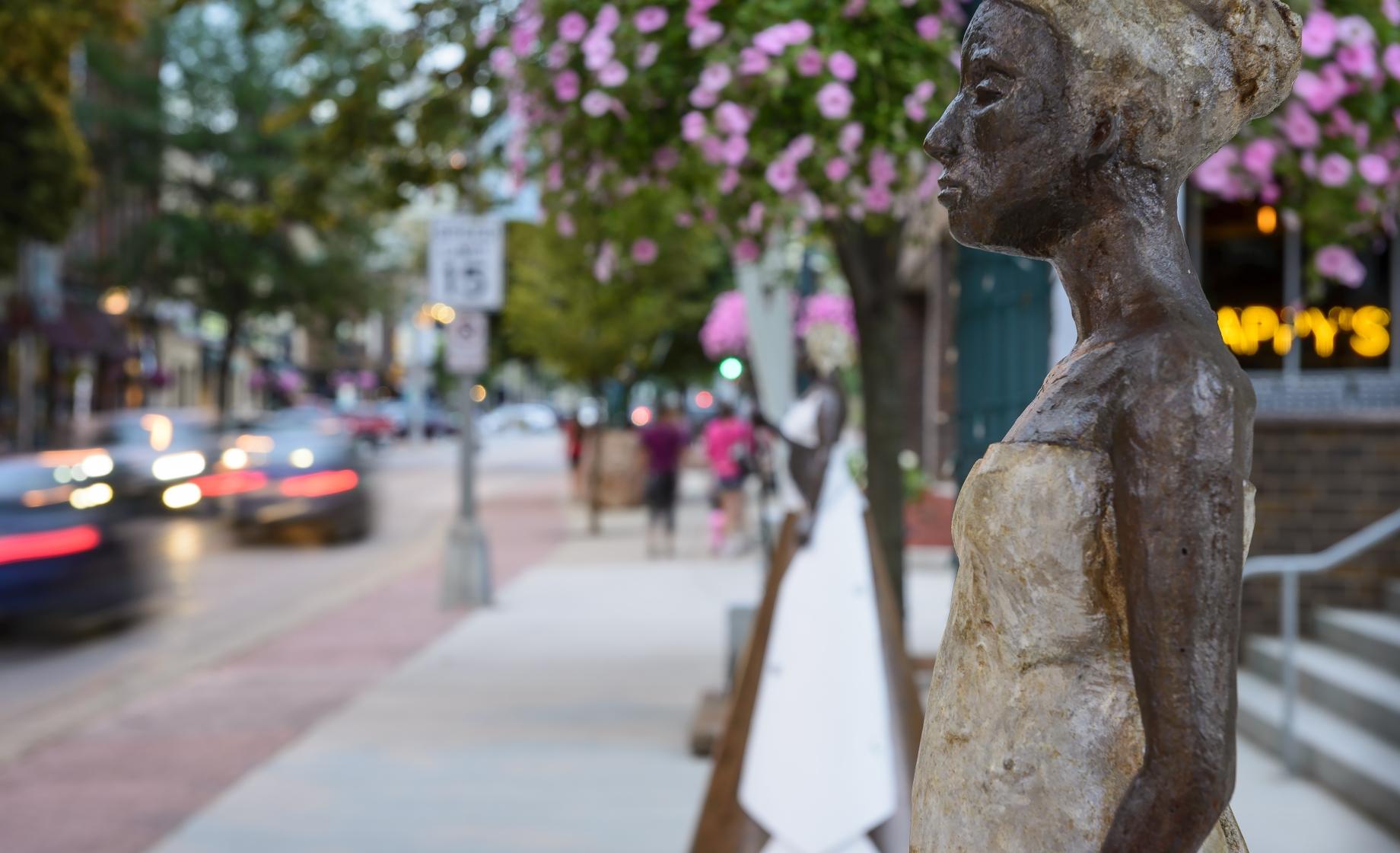 The Sculpture Walk in Sioux Falls.