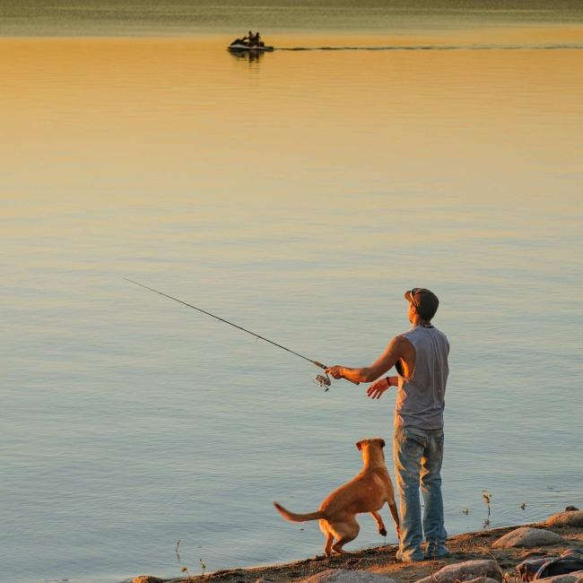 Fishing Lake Kampeska
