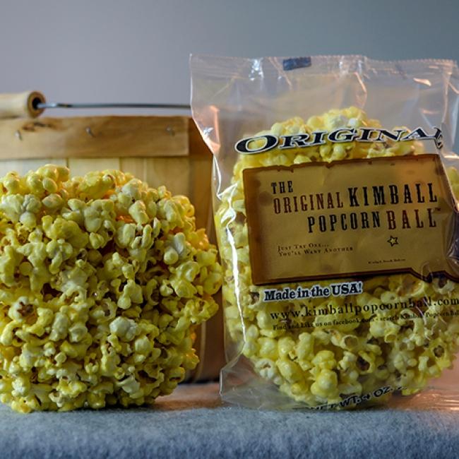 Two Kimball Popcorn Balls