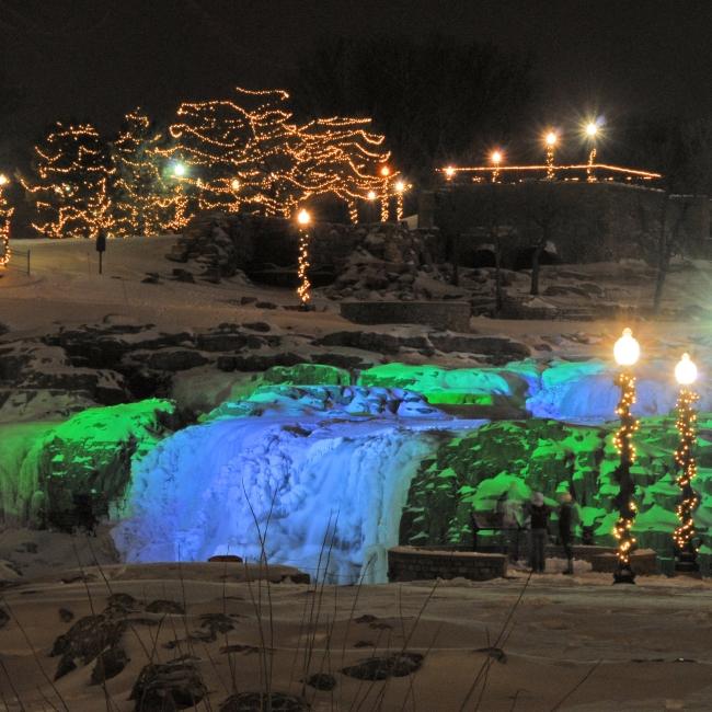 Snow in Falls Park