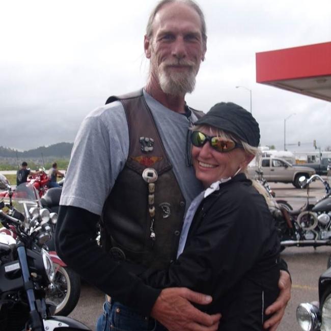 Jill and Mike at the Sturgis Motorcycle Rally