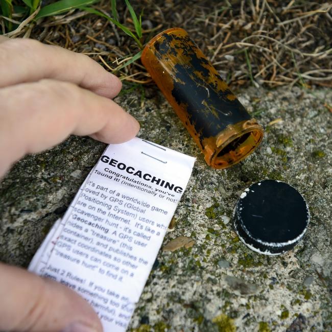 Geocaching log