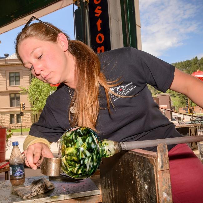Mind Blown Studio, glassblowing