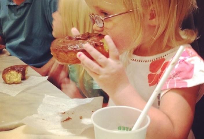 Eating a Wall Drug Donut