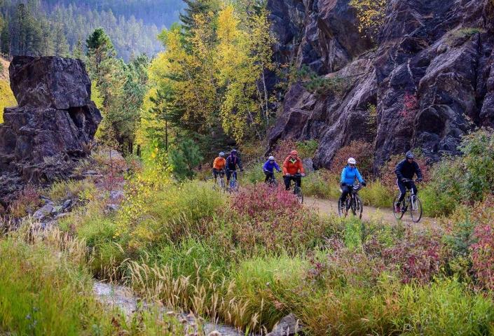 Mickelson Trail group bike ride