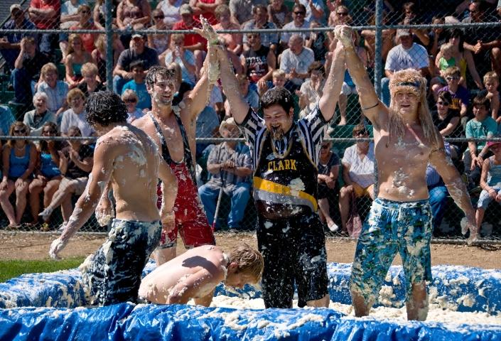 Potato Days mashed potato wrestling