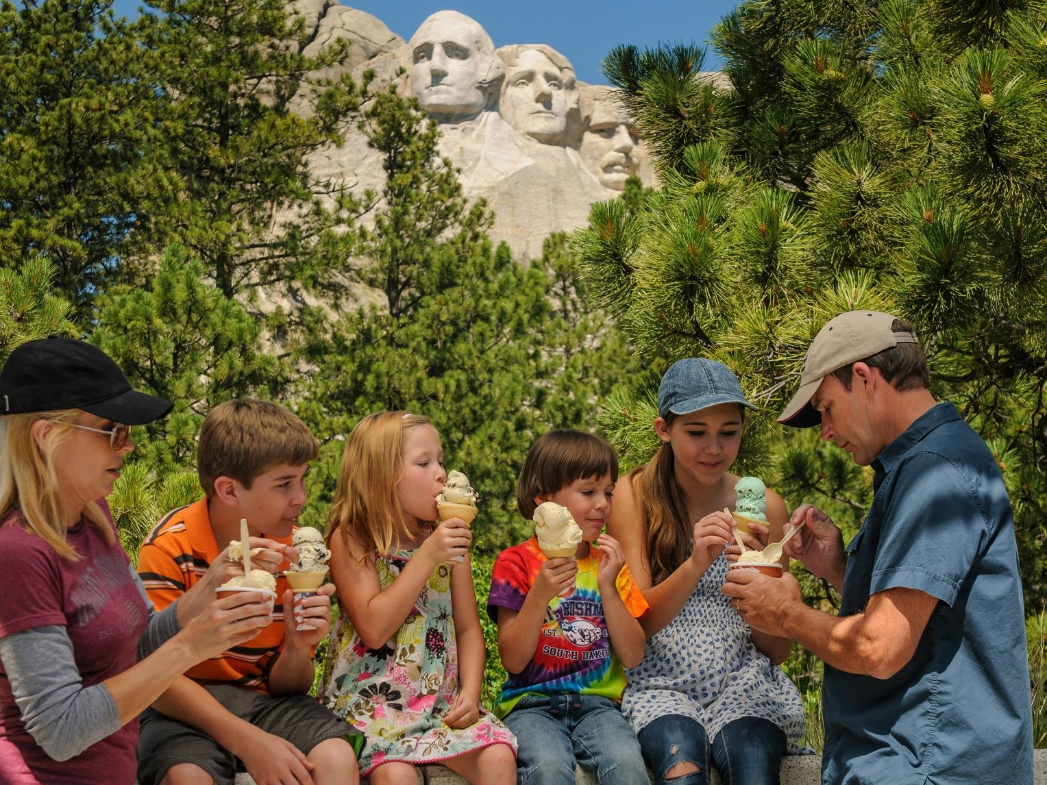 Mount Rushmore, Thomas Jefferson Ice Cream