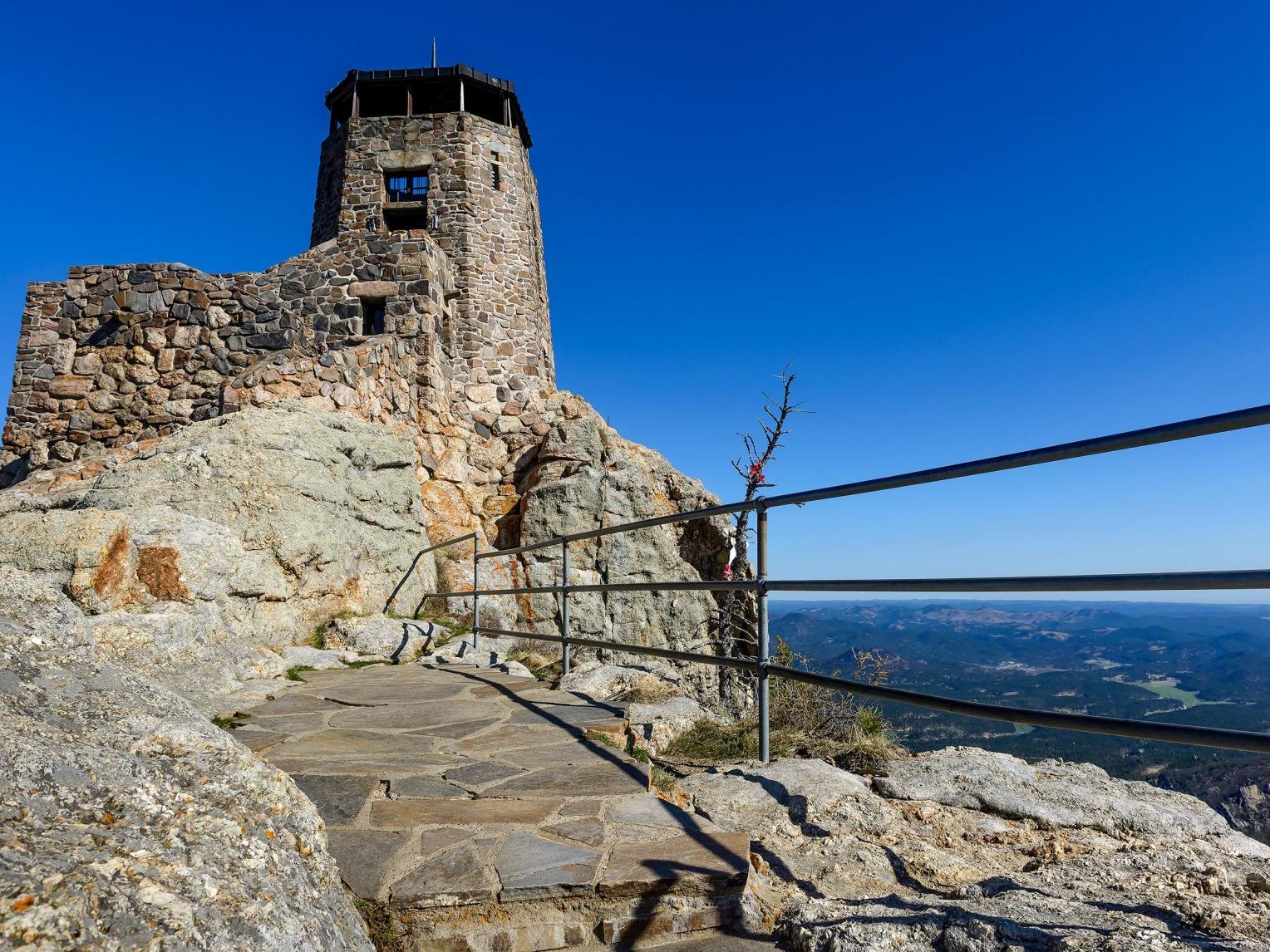 Black Elk Peak Summit Building Overlook