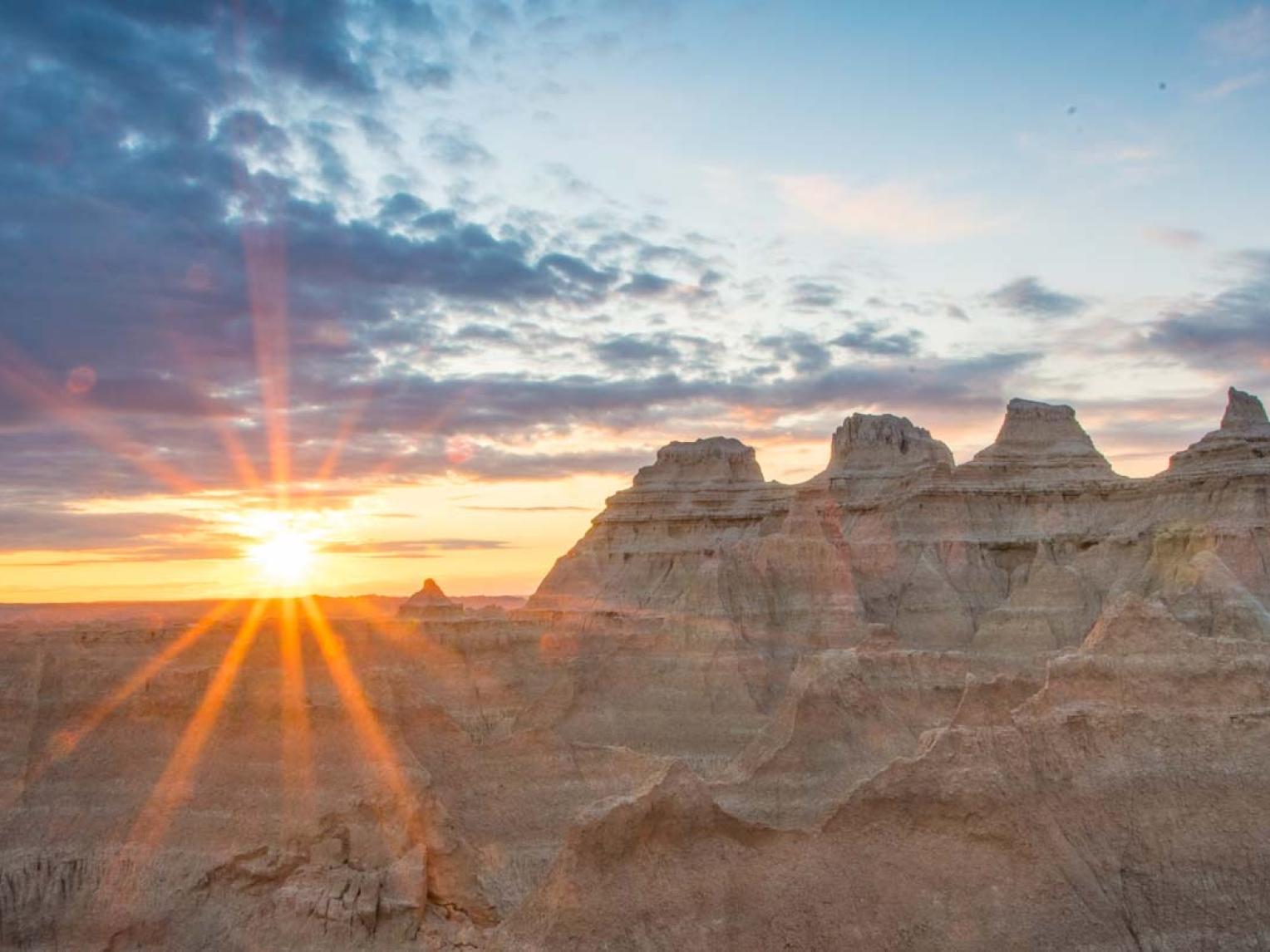 Badlands Sunset