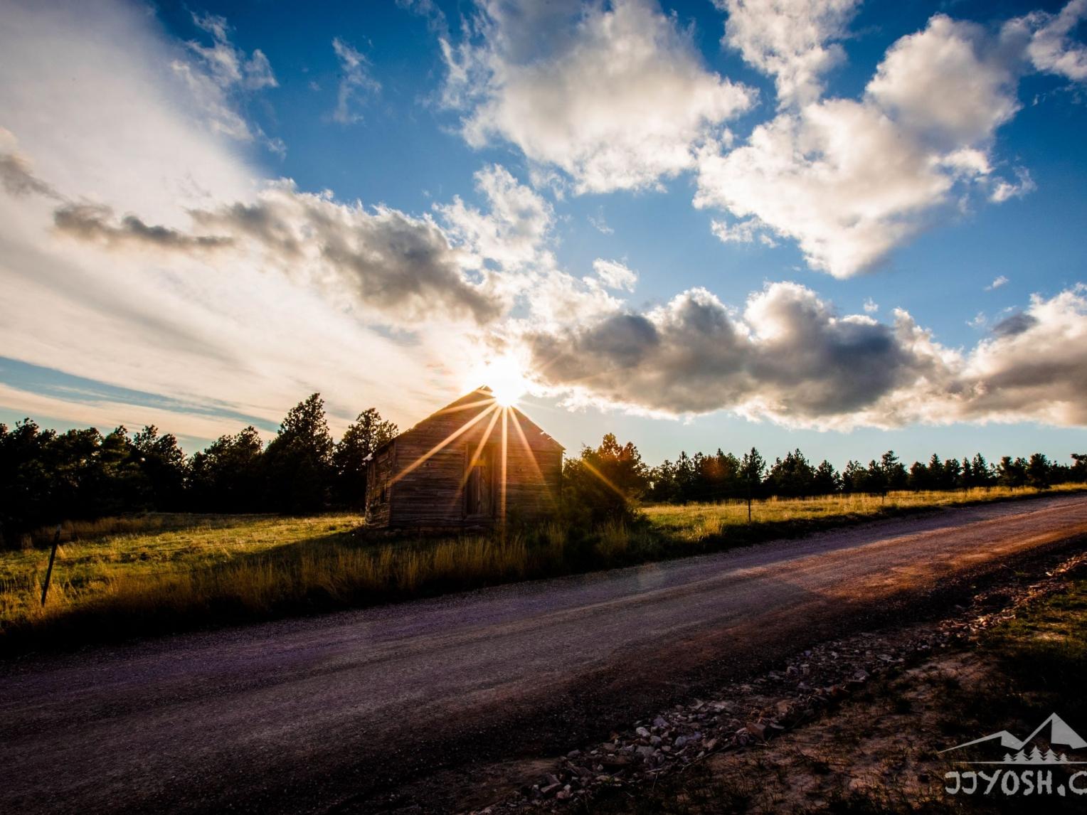 Cabin on the roadside