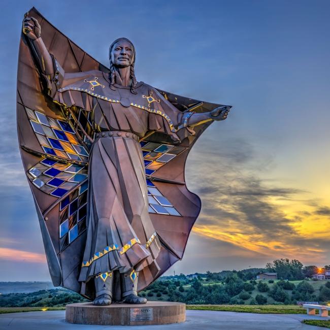 Dignity: of Earth & Sky Statue Chamberlain South Dakota