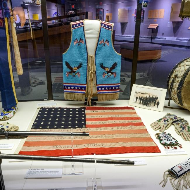Akta Lakota American Flag, Rifles and Vest