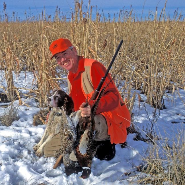 Hunter and his dog