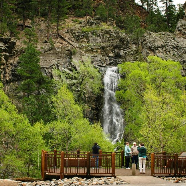 Snap a pic of Bridal Veil Falls.