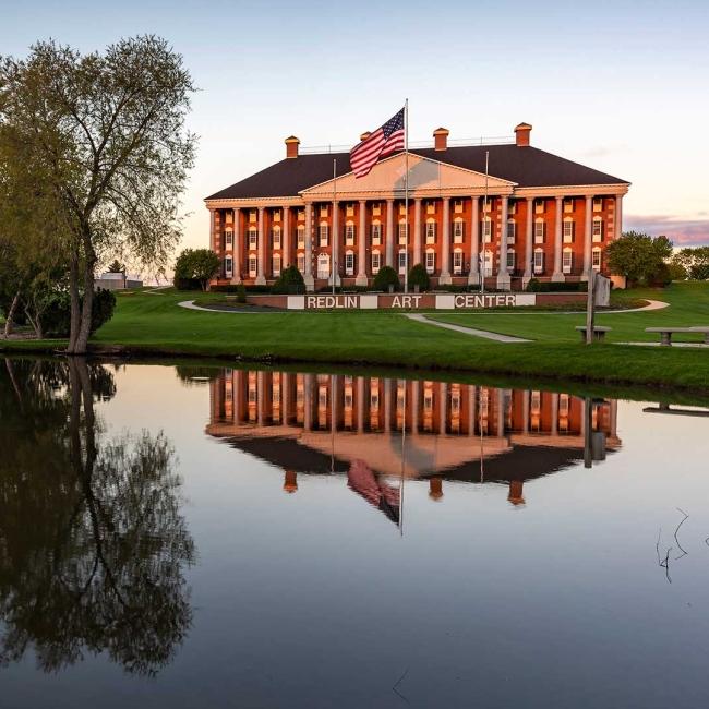 Redlin Art Center and pond