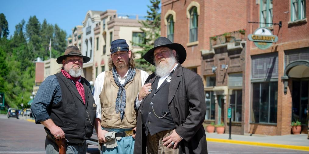 Reenactors Main Street Deadwood