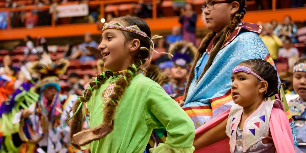 Kid dancers Black Hills Powwow