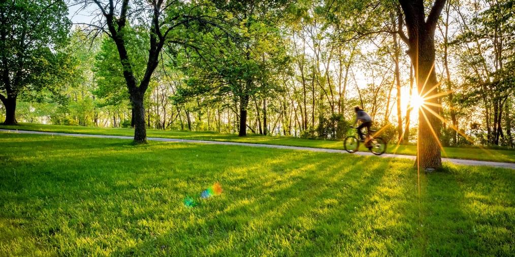 Biking in Watertown