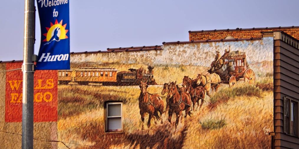 Huron Wells Fargo Mural