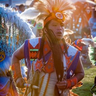 Crow Creek Dakota Nation Wacipi Male Dancer