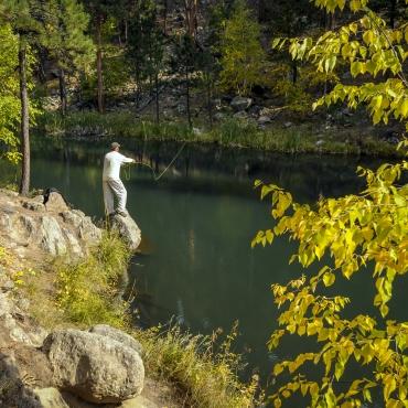 Fly fishing