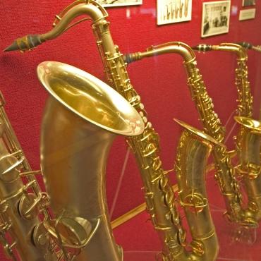 Saxophones at the National Music Museum