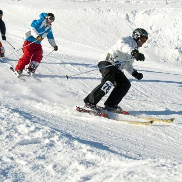 downhill skiing