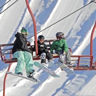 snowboarding