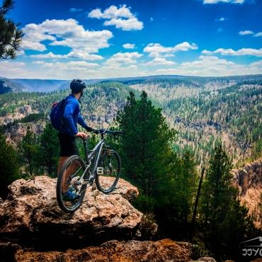 Mountain biking in Spearfish Canyon