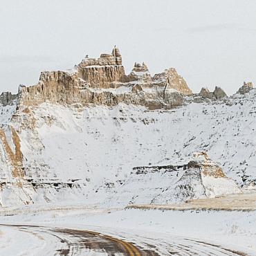 Badlands National Park, Winter