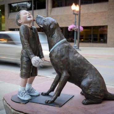 Sunday With Jessie sculpture by Susan Geissler