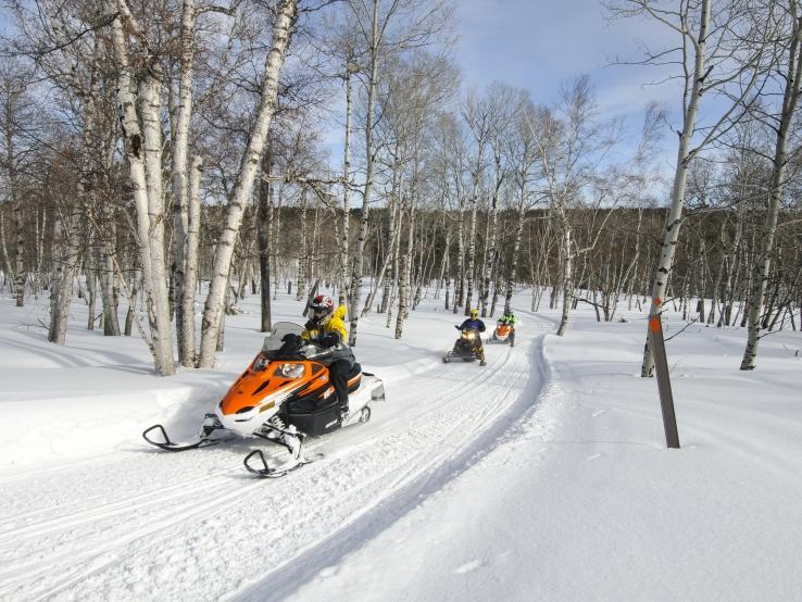 Snowmobiling in South Dakota