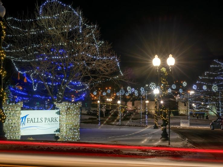 Winter Wonderland, Falls Park, Sioux Falls