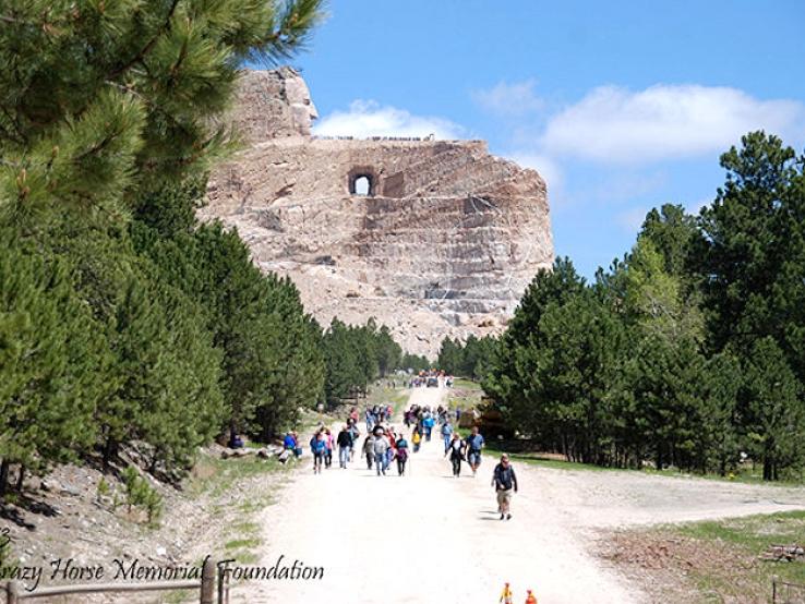 Volksmarch, Crazy Horse Memorial, Custer