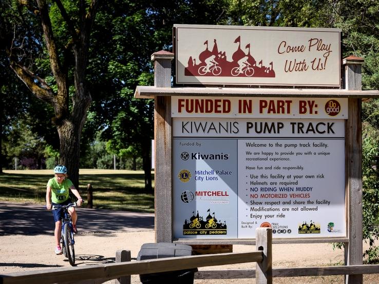 Pump Track, Kiwanis Park, Mitchell