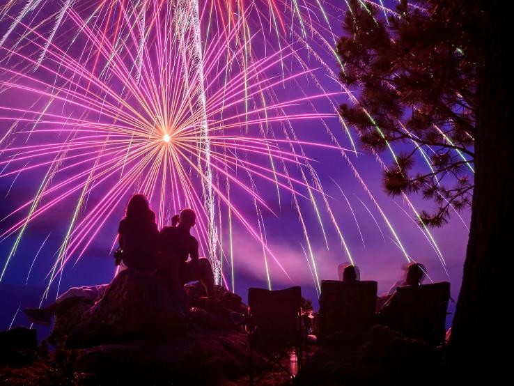 fireworks, Pageant Hill, Custer