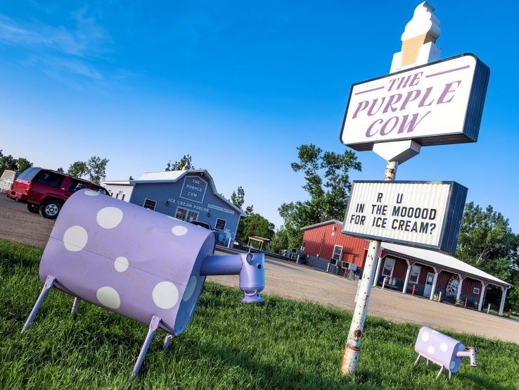 The Purple Cow Ice Cream Parlor, Waubay