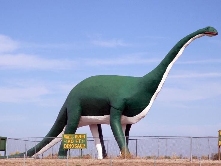 Wall Drug dinosaur, Wall
