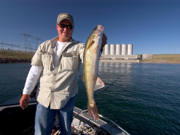 Fishing on Lake Oahe