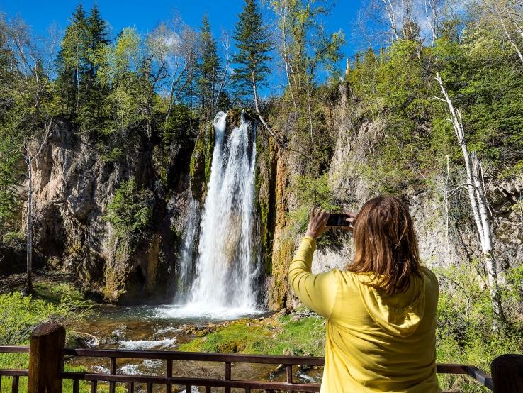 Spearfish Falls, Spearfish Canyon State Nature Area, near Lead